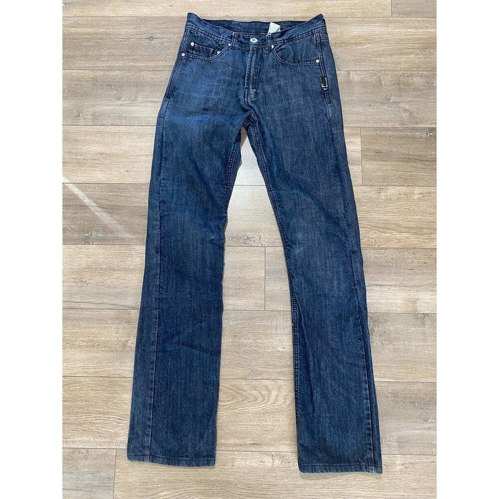AGVSPORT Kevlar Reinforced Motorcycle Riding Jeans Mens 30x35 TALL With Kneepads